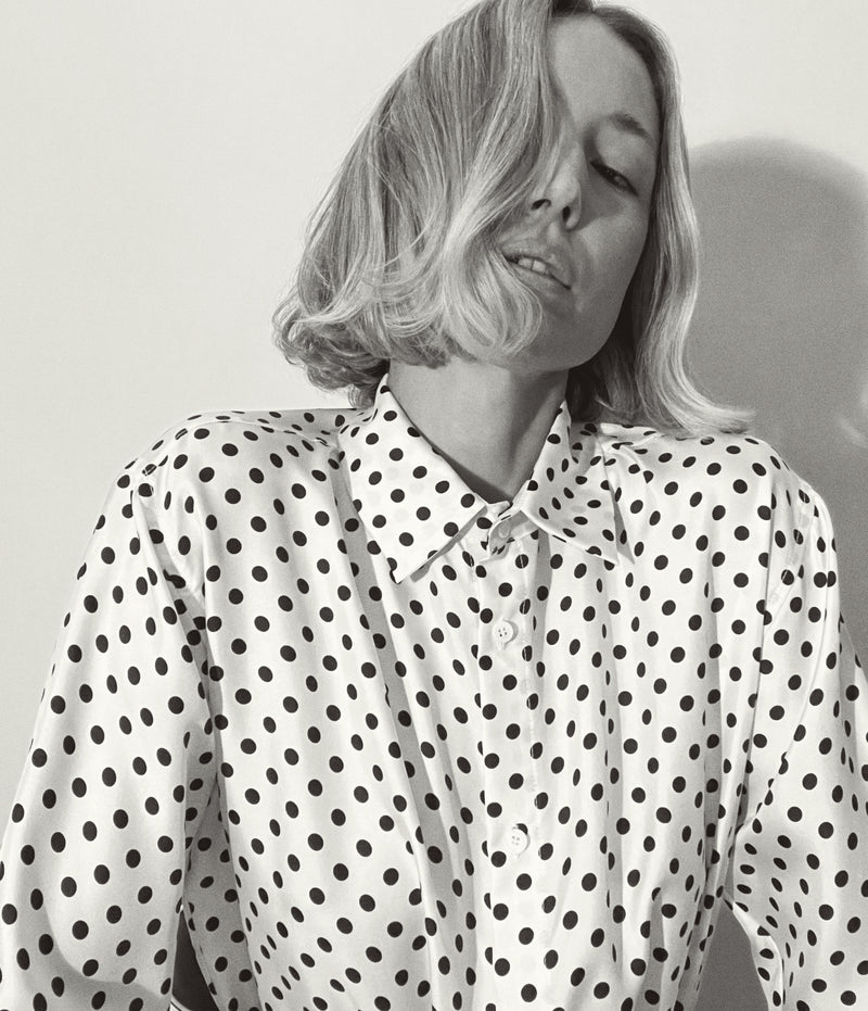 Classic Shirt in Polka Dot Silk Twill | Pre-Fall 24 | Salon 1884