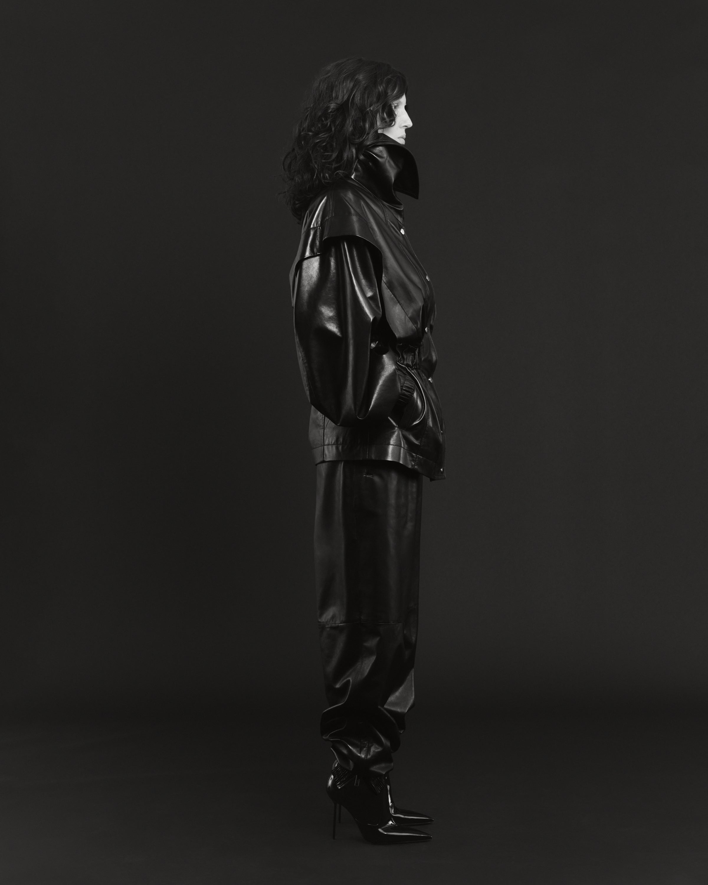  Misha Track Jacket and Toda Track Pants in Soft Lambskin| Pre-Fall 24 | Salon 1884