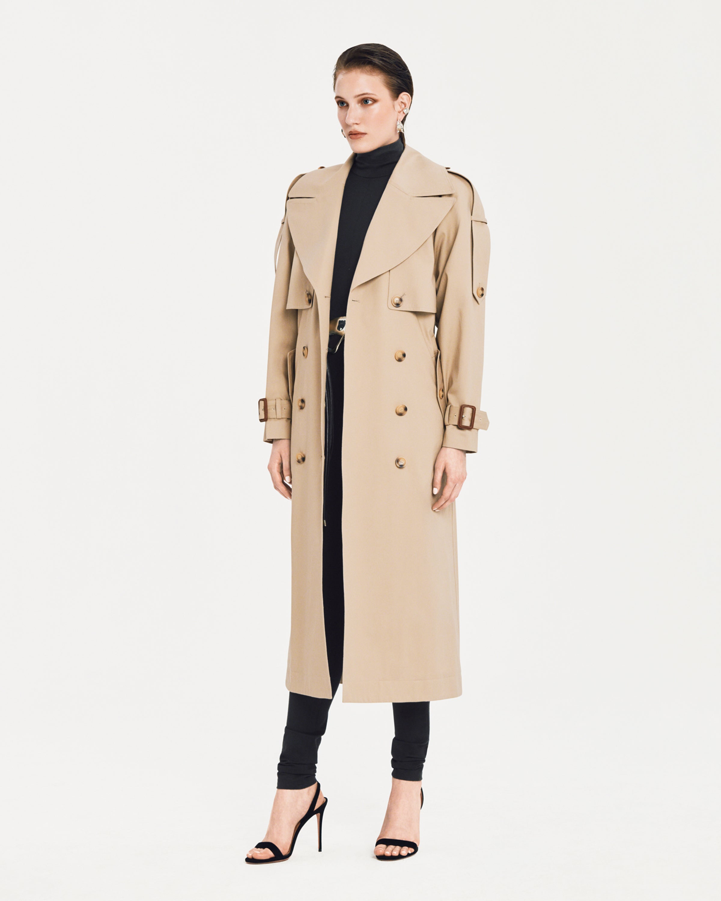 Cambre Trench Coat in Cotton Twill | Resort 24 | Salon 1884